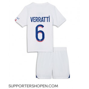 Paris Saint-Germain Marco Verratti #6 Tredje tröja Barn 2022-23 Kortärmad (+ korta byxor)